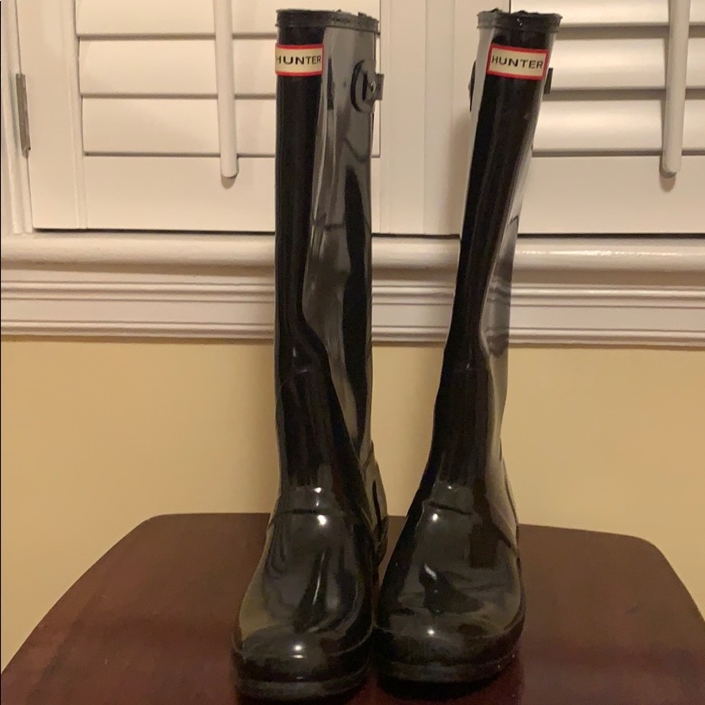 Hunter Tall Glossy Rain Boots